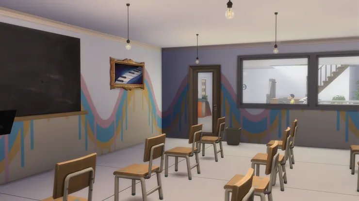 每個課室都有垃圾桶。