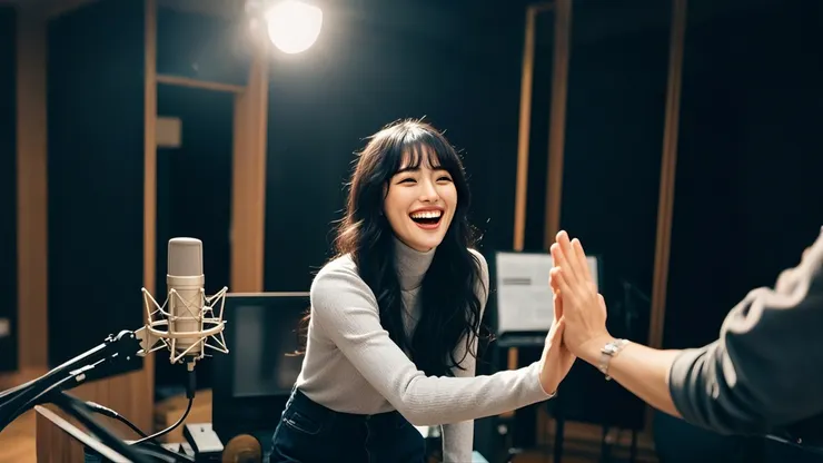 完成副歌的擊掌，這就是默契啦!!