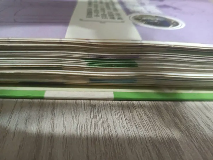 早期的天堂talker是活頁本,很容易掉頁,在後來的某期裡又送了活頁處的黏貼貼紙