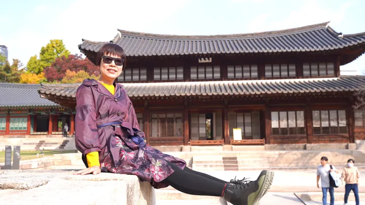 昔御堂是德壽宮中唯一的二層建築。