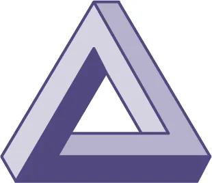 有些圖像能在平面中畫出來，在立體的世界卻是不可能存在的。