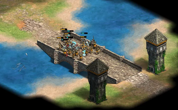 斯坦福橋之戰（示意圖），不過世紀二劇情中的哈拉爾三世沒死在這兒，算是個Bug。