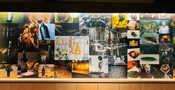 牆壁上的相片更能讓客人了解季之美裡傳統京都文化