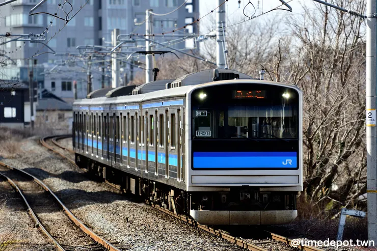 到訪這天的仙石線205系只出一列車,看來離全面退役之日已不遠