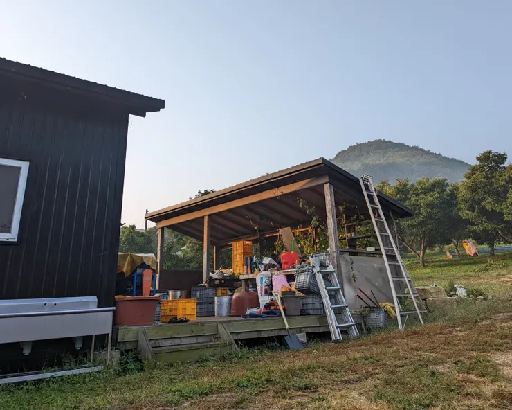 再看照片還是覺得很美的 Musta 農場~