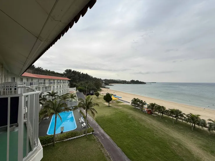 沖繩海景飯店陽台