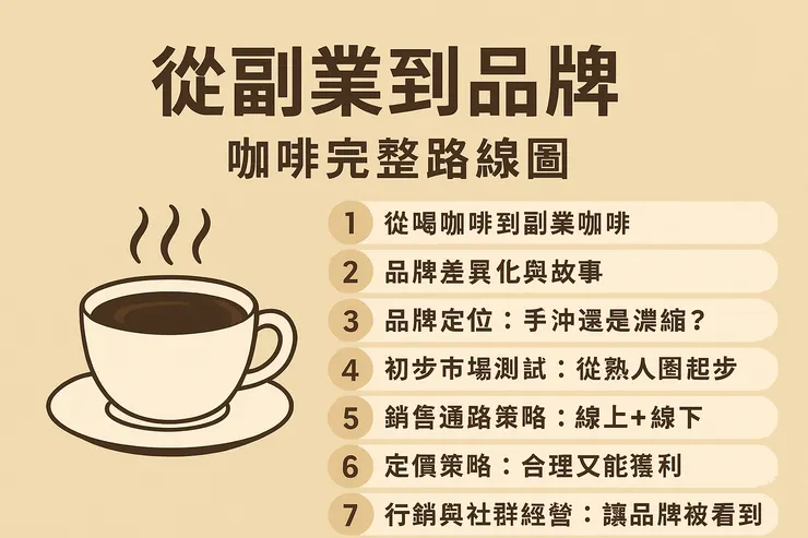 系列導讀：從喝咖啡到打造自己的品牌