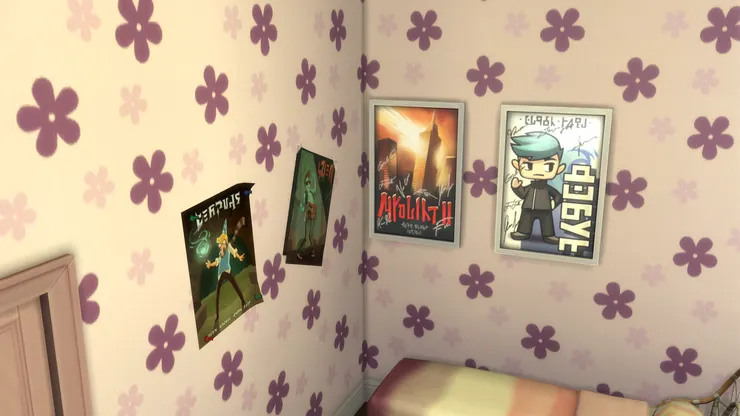 如果是我,也會貼上MJ的海報...以前我的房間也貼了明星照片。