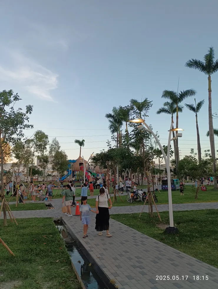 屏東市的涼夏祭，自拍攝