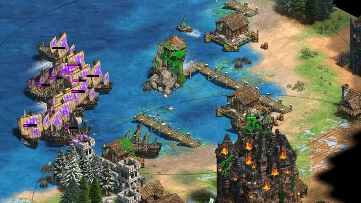 當英國放棄支援賈桂琳，可將火炮戰艦快速調轉到鹿特丹（賈桂琳最左邊的城堡），這座城堡可以使用海上的火砲就能摧毀。