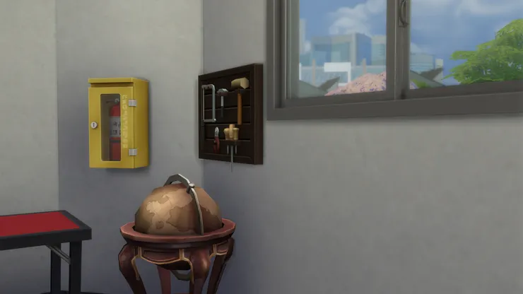 這些東西通常都不想讓學生看和接觸到，所以放在不起眼的小房間裏。