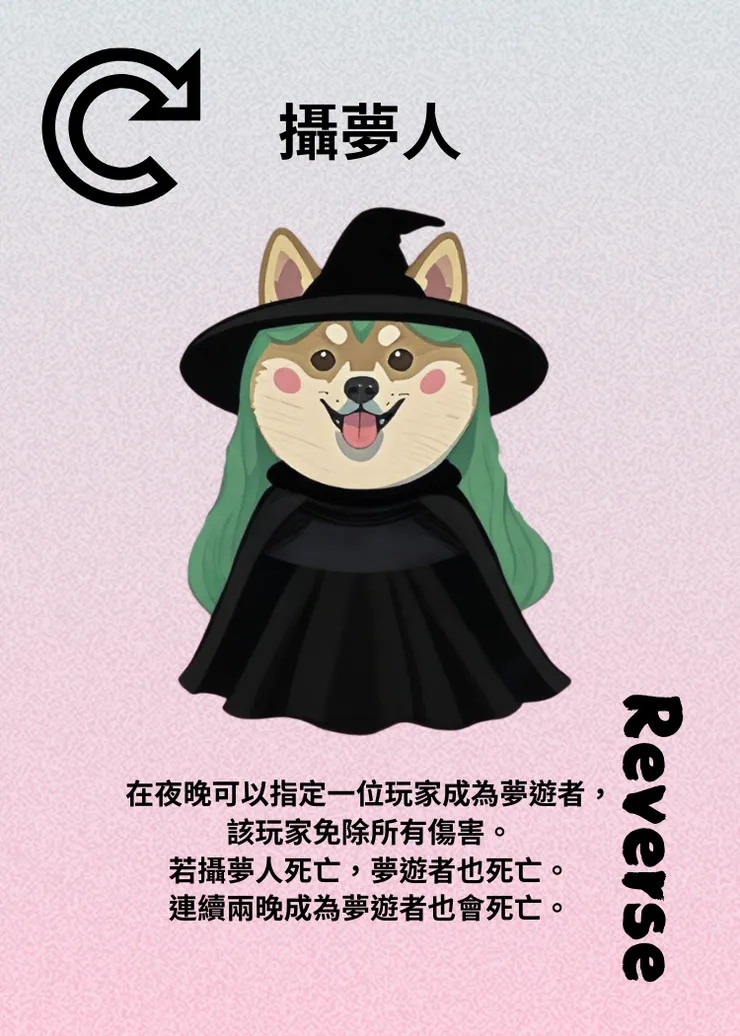 狼人殺-角色介紹-攝夢人