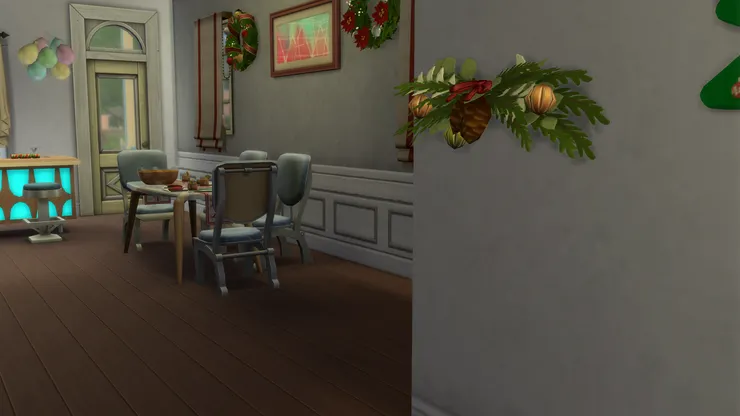 從裏面的走廊看出來。