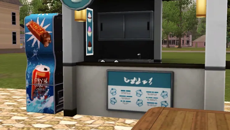 甜點攤檔還是色彩繽紛、走可愛夢幻風格較吸引。這家太死氣沈沈了。