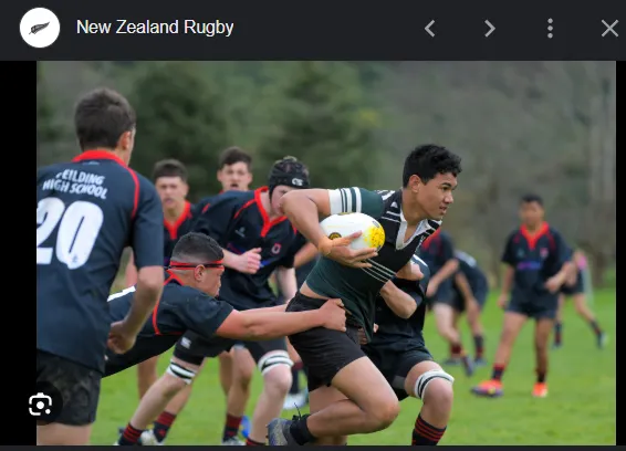 紐西蘭國球Ｒｕｇｂｙ在高中競賽也是相當熱血