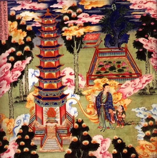 善財童子 拜法寶髻長者