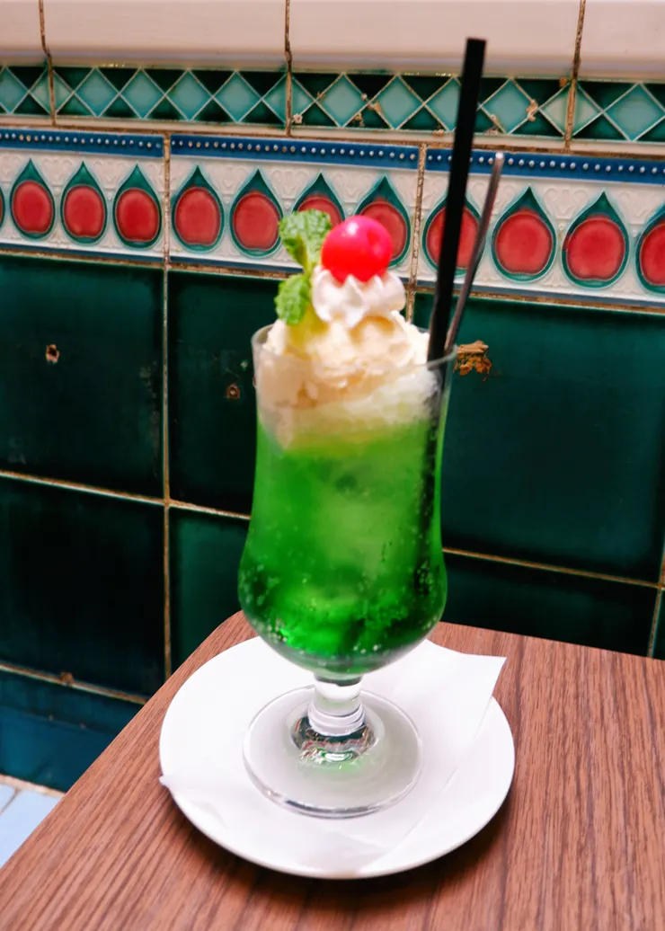 經典冰淇淋哈密瓜蘇打