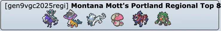 Montana Mott’s Portland Regional 八強隊伍