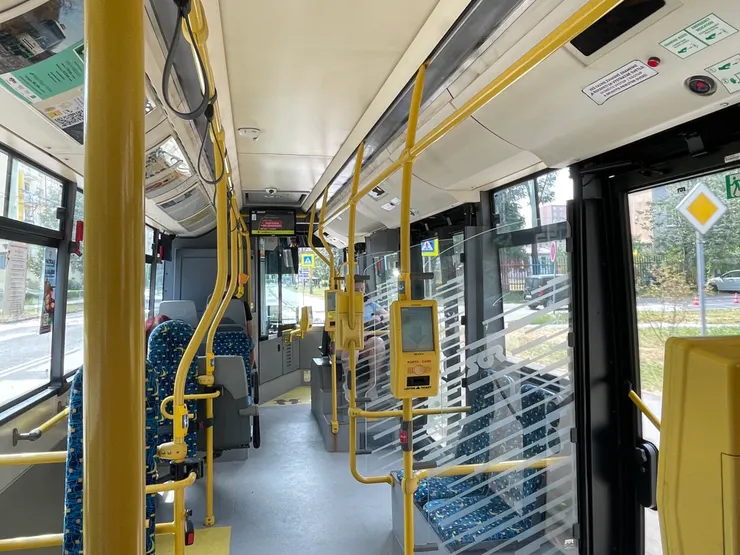 科希策的市公車車體與波蘭滿相像的，所以搭起來沒有太多陌生感。shot by Emma.