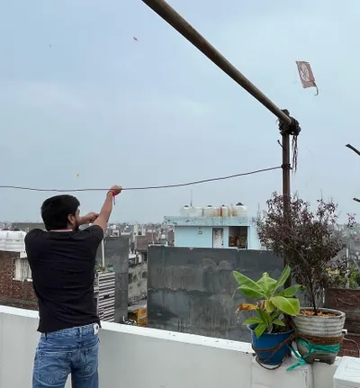 印度國慶日，大家都在放風箏