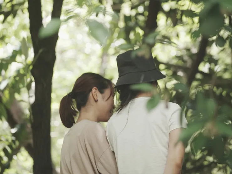 筆者所帶領之森林療癒活動—體驗他人觀看自然的視角（當日活動攝影師拍攝）