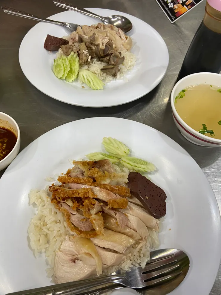 雙拼, 海南雞飯