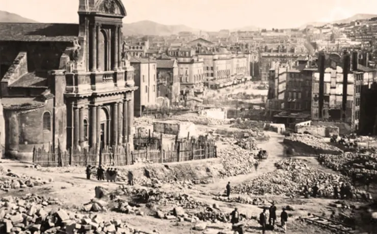 泥石掩埋的韃靼城市。網路圖片