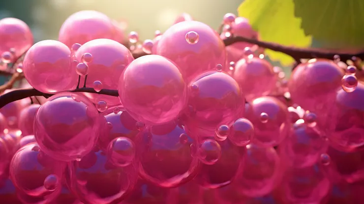 常見於葡萄皮、紅酒、莓果以及某些植物中