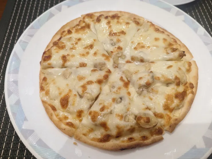 フルーツのピザ