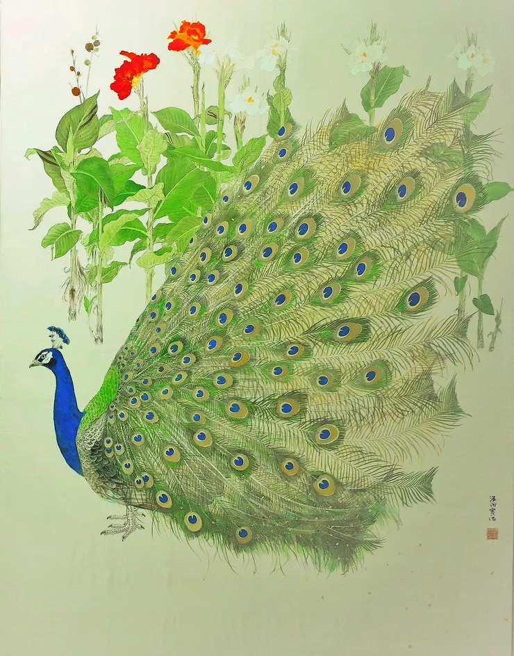 〈熱帶妍彩〉局部－中屏