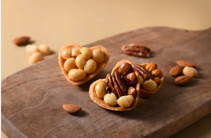 全台唯一愛心堅果塔