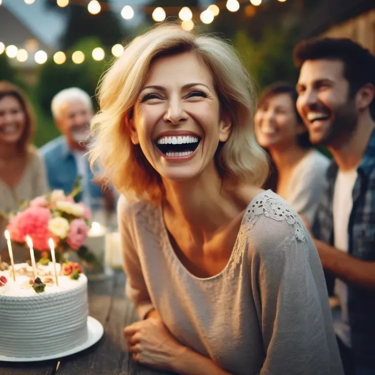 Seeing Jane's smiling face, Sarah felt a wave of nostalgia and warmth. As they hugged, the years melted away, and it was as if they had never been apart.
