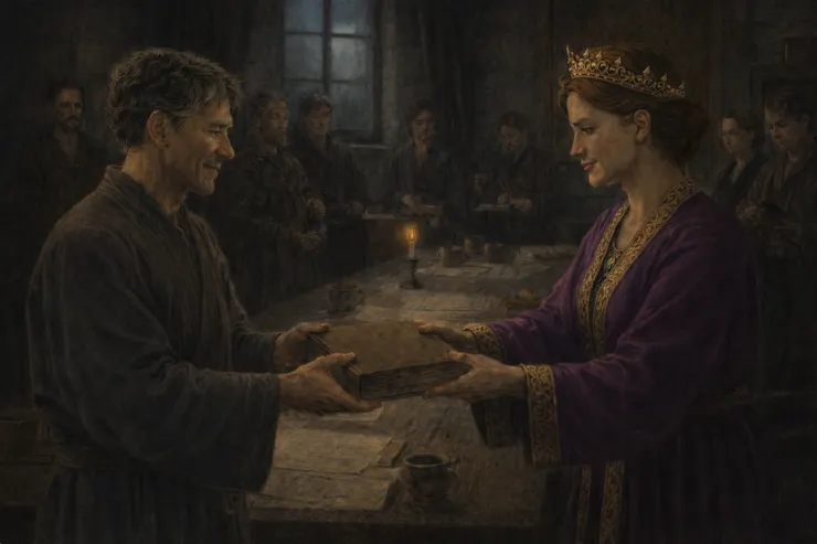 阿斯媞婭三世將奔狼河戰記贈予葉明正元帥