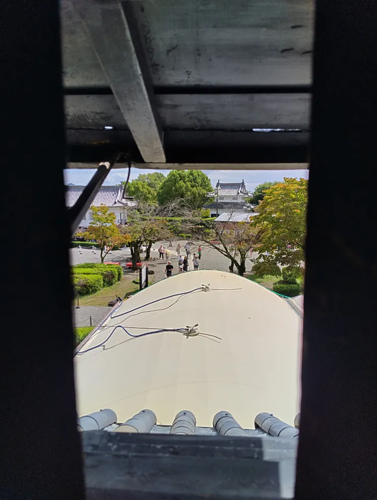 可以稍微看到外面的景色