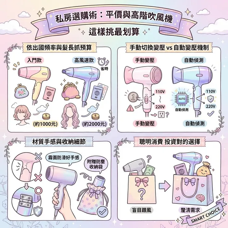 私房選購術：平價與高階吹風機 這樣挑最划算
