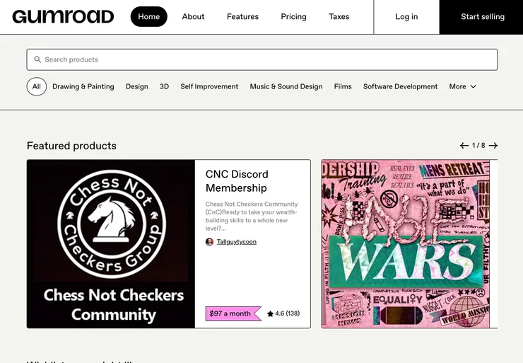 03 Gumroad：適合數位商品販售的簡單平台