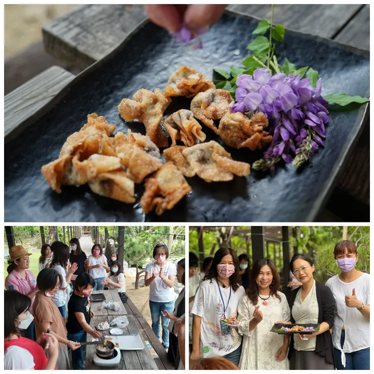 現包現炸紫藤花餛飩體驗