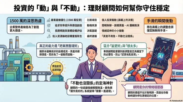 投資動與不動,理財顧問來幫我😊