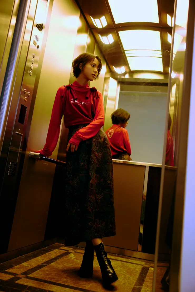 對項婕如來說，接近大自然，也是一種排解負能量的方式。