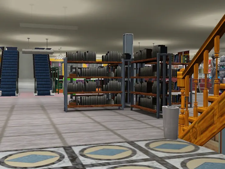 從電梯出來便看到小說區。