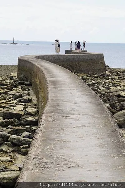 （第一天拍的退潮，不怎樣）