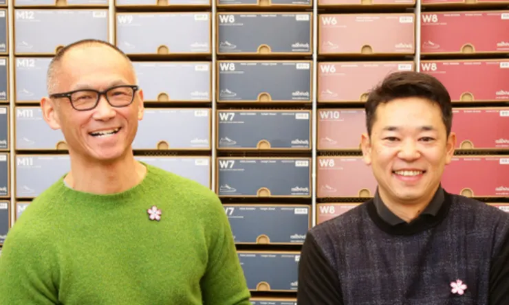 Allbirds日本初期的Managing Director 竹鼻圭一氏、Marketing Director 蓑輪光浩氏