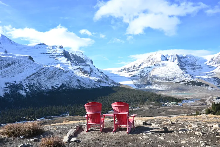 這裡也有著官方認證的紅椅子觀景點