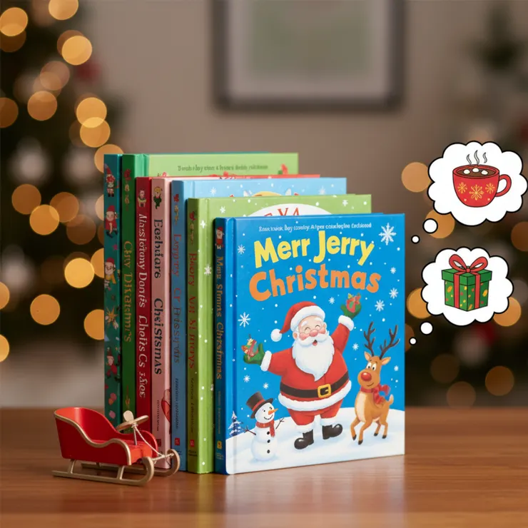 3-6 歲趣味聖誕繪本推薦,包含大野狼和聖誕老公公等角色,強調幽默和互動。