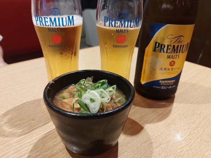 我們喜歡的附贈小菜味噌魔芋燉牛筋幸好沒消失