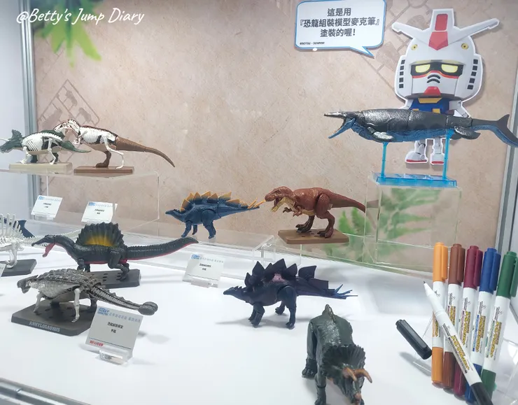 ▲2023萬代組裝模型巡迴特展-台中場/圖片來源:Betty's Jump Diary
