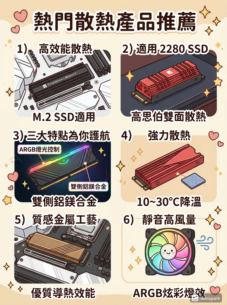 【SSD散熱片推薦】告別降速卡頓！Dcard/PTT熱議評比：電競玩家/PS5擴充， M.2 SSD散熱片