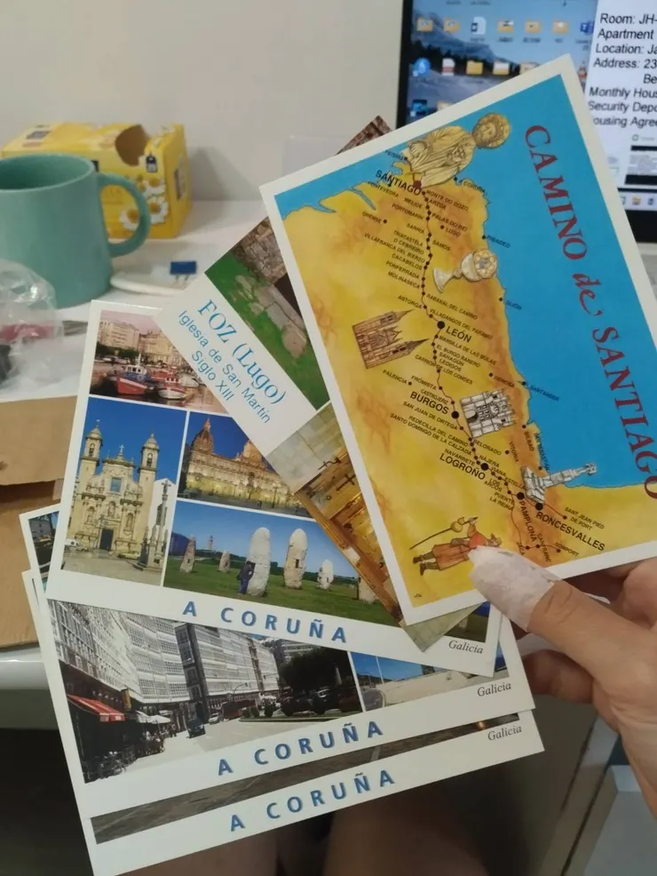 2025年步履不停的回饋明信片，全數寄出啦~