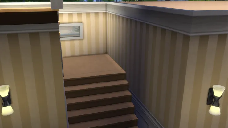 很少學校用直梯，一定是先走半條，轉個彎再上另外半條，才能到達另一層。