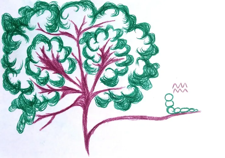 我是一隻不起眼的毛毛蟲